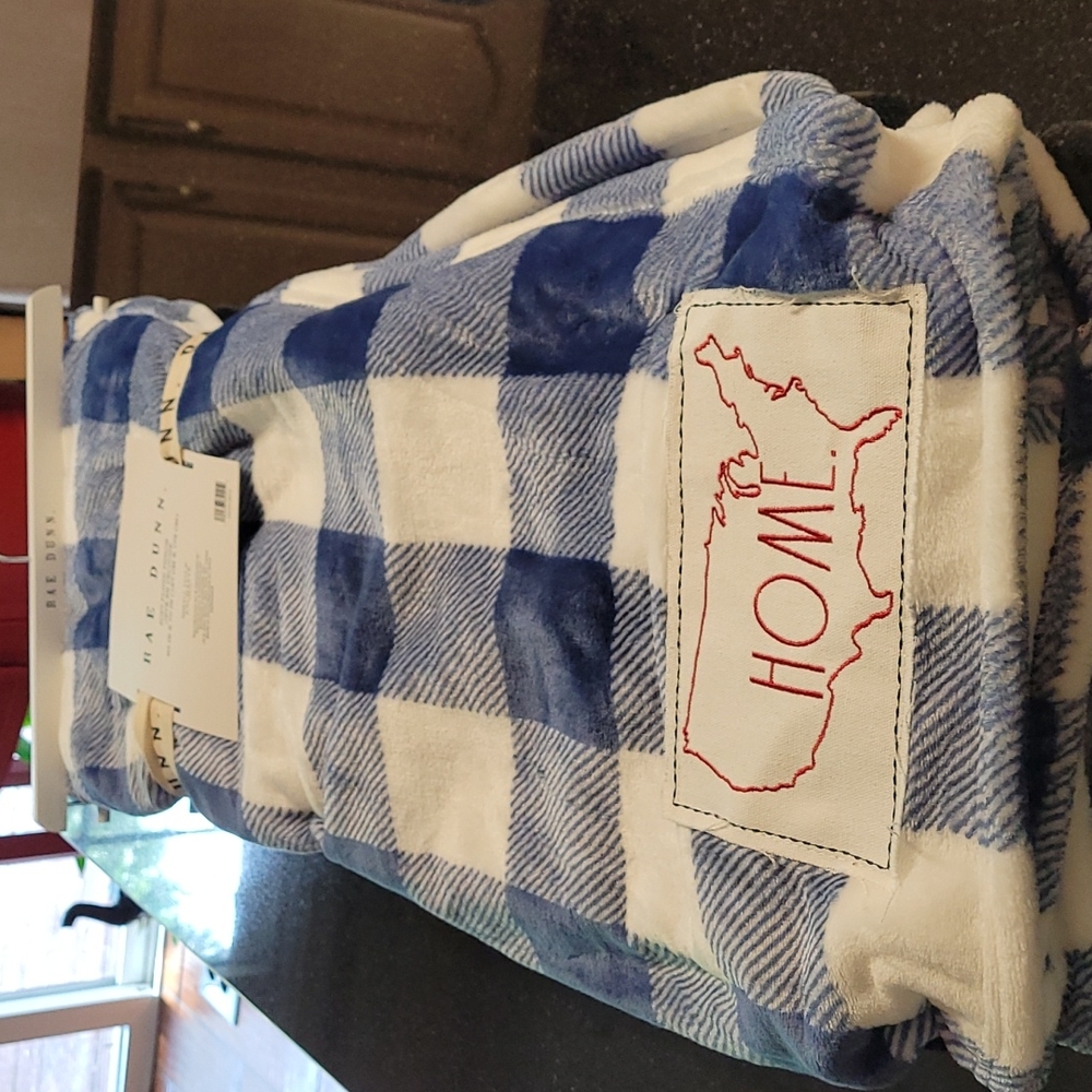 Rae Dunn Plush Throw